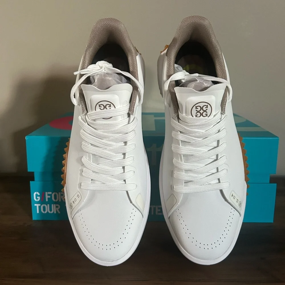 G/FORE Men’s G.112 Golf Shoe-Dune/Gum-Size 9.5 NIB⛳️ - Picture 14 of 14